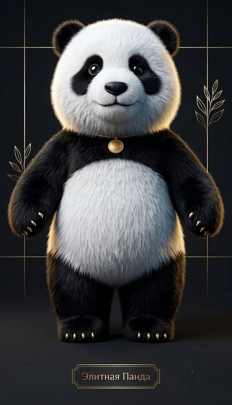 🌟 Элитная панда от Mon Cadeau! 🌟